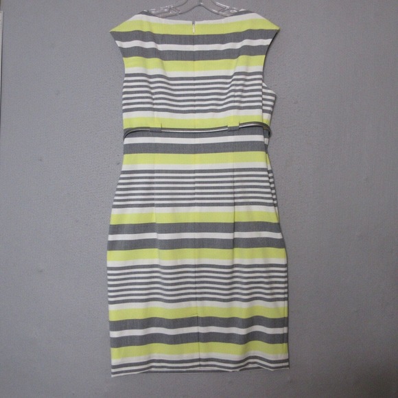 Calvin Klein Yellow and Gray Striped Dress - Picture 9 of 11